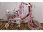 Girls Pink Bike 12 Inch Wheels,  Stabilisers,  Doll Seat....