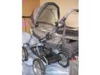Dolls Pram and extras. Pram with travel cot and carseat....