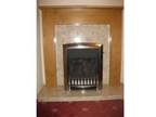 Solid Oak and Solid Marble Fireplace & Gas Fire. Amazing....
