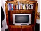 Antique Pine Drinks Cabinet/TV Cabinet