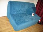 Ikea 2 seater sofa bed Lycksele with blue cover