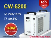 Recirculating Water Chiller CW5200 for 130W co2 laser cutting machine